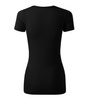 Elastyczna Koszulka Damska Slim-Fit Bawełna Czarna ACTION