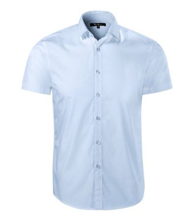 ELEGANCKA Koszula Męska o dopasowanym kroju FLASH Slim-Fit blue
