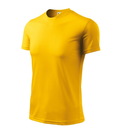 Koszulka męska treningowa Żółty Malfini Fantasy 150 g/m² SPORT szybkoschnąca oddychająca lekka 