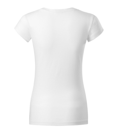 Koszulka damska gładka 180 g/m² Malfini Fit V-neck 162 slim z dekoltem w serek 100 % bawełna 