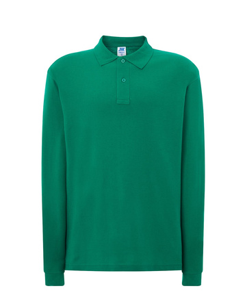 Koszulka Męska Polo PORA JHK 210g/m² Bawełniana Długi Rękaw