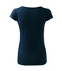 Dopasowana Koszulka Damska T-shirt bawełniana PURE 122 Granatowa