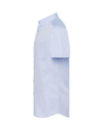 Koszula Męska SHA OXFSS: bawełna i poliester, Oxford, krótkie rękawy