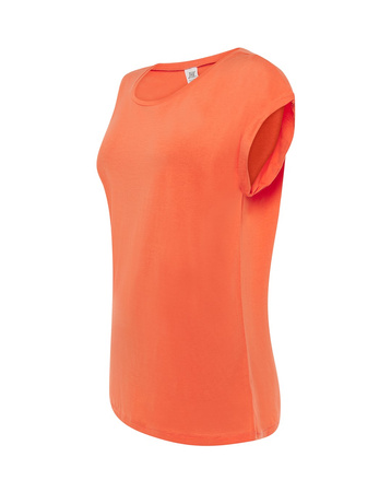 Stylowa Bluzka TSUL TBG TOBAGO od JHK z Podwiniętymi Rękawami