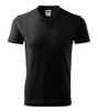 Koszulka Męska Czarna w serek Malfini V-Neck 102 regular 100 % bawełna 