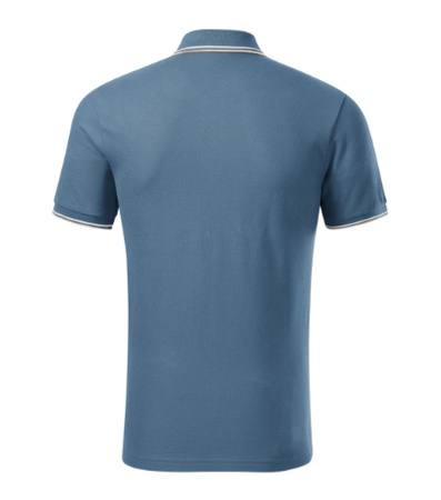 Męskie polo STYLOWE Malfini Focus regular 180 g/m² męska polówka 65 % bawełna KONTRASTOWA