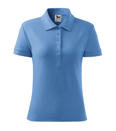 KOSZULKA DAMSKA POLO COTTON PIQUE damska T-SHIRT BAWEŁNA