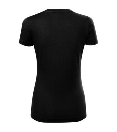 Damska Koszulka WEŁNA MERYNOSOWA MERINO RISE Slim-Fit czarna