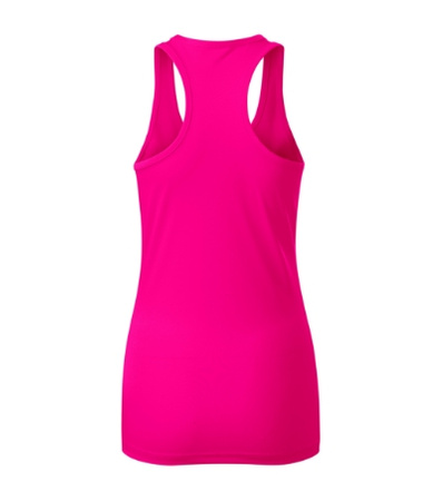 Sportowy Top Damski RACER Dopasowany Krój Koszulka na ramiączkach