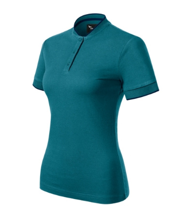 Koszulka polo Damska z kołnierzem w stylu “bomber”