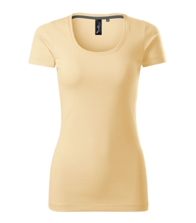 Elastyczna Koszulka Damska Slim-Fit Bawełna Vanilla ACTION