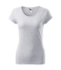 Dopasowana Koszulka Damska T-shirt bawełniana PURE 122 Jasnoszara