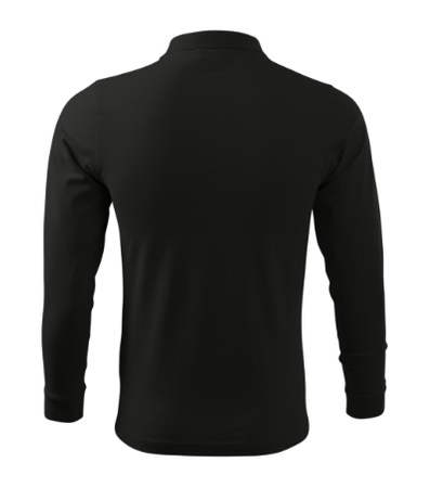 Elegancka Męska Koszulka Polo SINGLE J. Długi Rękaw Bawełniana Jersey