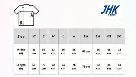 Męska Koszulka z Bawełny i Wiskozy od JHK TSRA 190 PREMIUM 190g/m204