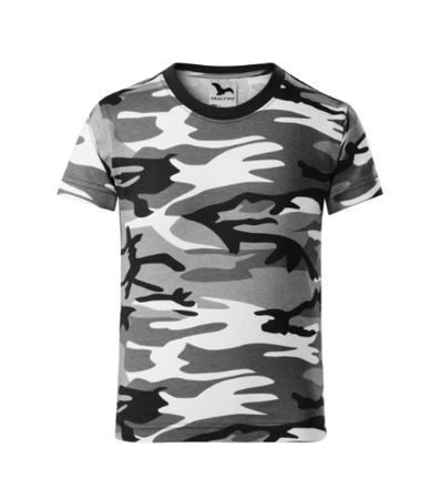 Wojskowa Koszulka CAMOUFLAGE GRAY dla Dzieci