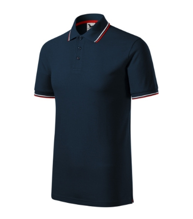 Męskie polo STYLOWE Malfini Focus regular 180 g/m² męska polówka 65 % bawełna KONTRASTOWA