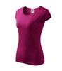 Dopasowana Koszulka Damska T-shirt bawełniana PURE 122 Fuchsia Red