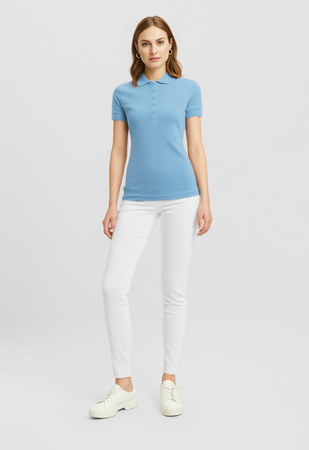 KOSZULKA polo DAMSKA PIQUE 200g MALFINI 210 T-SHIRT