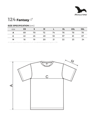 Koszulka Męska Szybkoschnąca FANTASY MALFINI 150g Extra Dry