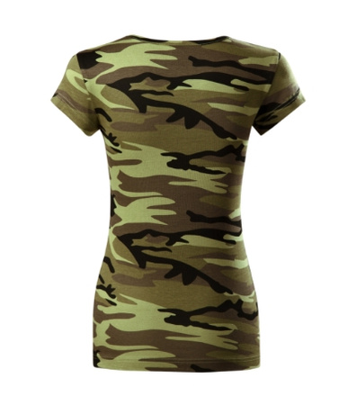 Elegancja na Co Dzień - Koszulka Damska CAMO PURE