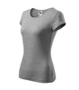 Dopasowana Koszulka Damska T-shirt bawełniana PURE 122 Szara