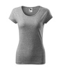 Dopasowana Koszulka Damska T-shirt bawełniana PURE 122 Szara
