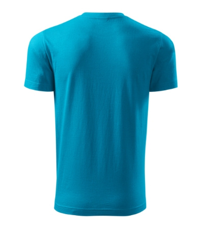 Turkusowa Koszulka Męska ELEMENT Bawełna Wzmocniona Single Jersey