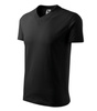 Koszulka Męska Czarna w serek Malfini V-Neck 102 regular 100 % bawełna 