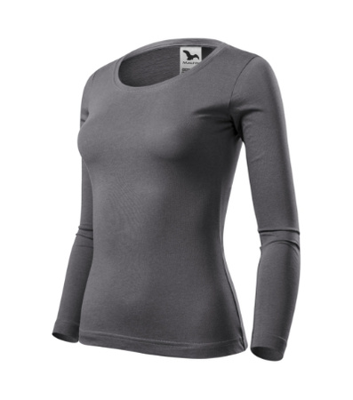 Malfini Damska Bluzka z Długim Rękawem Fit‑T LS Malfini  180g/m² miękka bawełna stretch comfort 