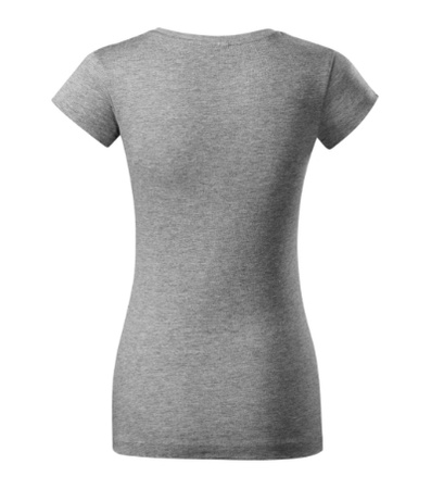 Koszulka damska gładka 180 g/m² Malfini Fit V-neck 162 slim z dekoltem w serek 85% bawełna 