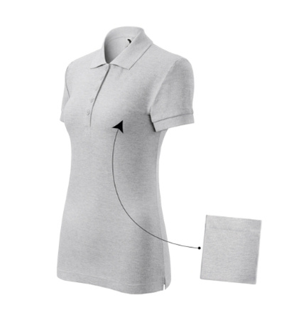 KOSZULKA DAMSKA POLO COTTON PIQUE damska T-SHIRT BAWEŁNA