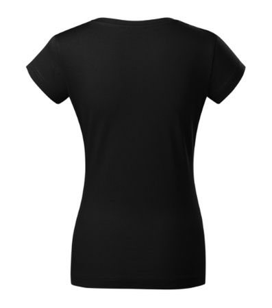 Koszulka damska gładka 180 g/m² Malfini Fit V-neck 162 slim z dekoltem w serek 100 % bawełna 