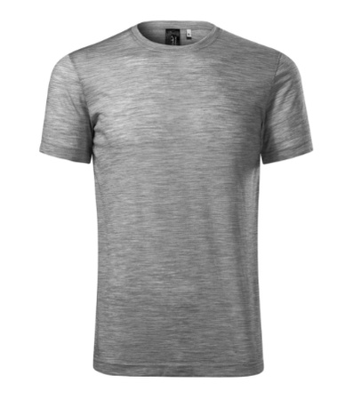 Męska Koszulka WEŁNA MERYNOSOWA MERINO RISE Slim-Fit szara