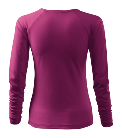 Bluzka damska Elegance Malfini – Długi Rękaw, Dekolt V w serek, BAWEŁNA + ELASTAN, slim‑fit 