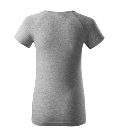 Elastyczna damska koszulka Bawełna MALFINI DREAM Slim-Fit CIEMNOSZARA