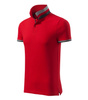 Koszulka Pique Polo męska polówka COLLAR UP 100% bawełna czerwona