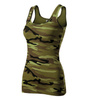 Bokserka damska slim fit top damski camo 95 % bawełny 180 g/m² – Malfini Camo Triumph C36