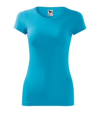 Koszulka Damska Slim-Fit Glance by Malfini 180 g/m² Okrągły Dekolt, elastyczna BAWEŁNA