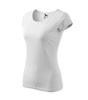 Dopasowana Koszulka Damska T-shirt bawełniana PURE 122 biała