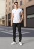 Koszulka męska dopasowana 180 g/m² 100% bawełna slim-fit Malfini V-neck 146 serek elegancka 