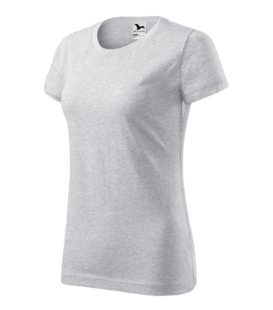 Koszulka damska 160 g/m² Basic 134 Malfini – 97 % bawełna, klasyczny T‑shirt