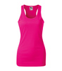 Sportowy Top Damski RACER Dopasowany Krój Koszulka na ramiączkach