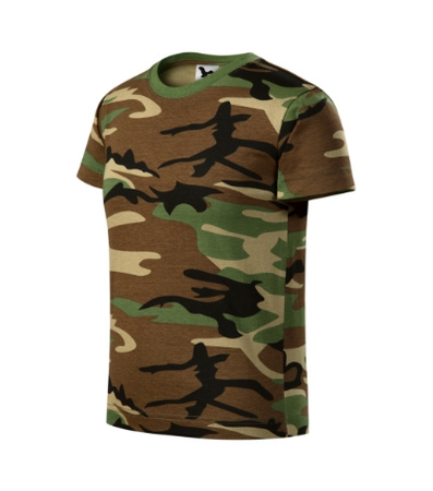 Wojskowa Koszulka CAMOUFLAGE BROWN dla Dzieci