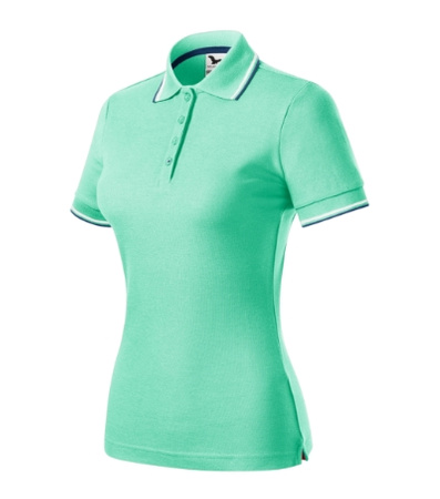 Damska Koszulka Polo Bawełna FOCUS MALFINI 180 g/m²  Kontrastowa