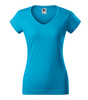Koszulka damska gładka 180 g/m² Malfini Fit V-neck 162 slim z dekoltem w serek 100 % bawełna 