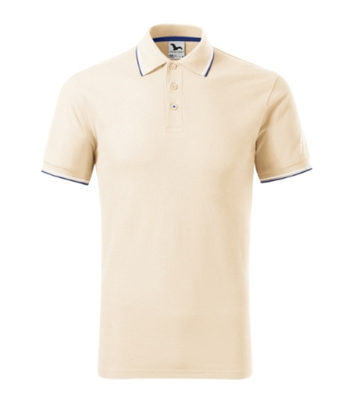 Męskie polo STYLOWE Malfini Focus regular 180 g/m² męska polówka 65 % bawełna KONTRASTOWA