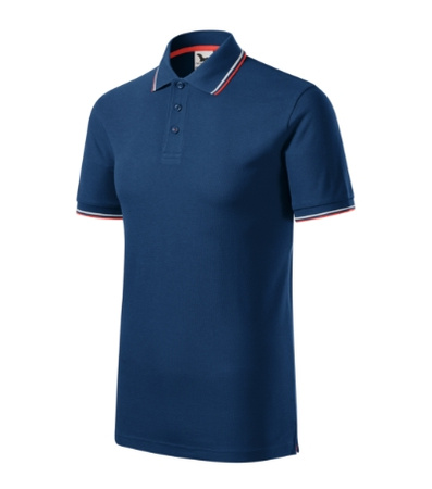Męskie polo STYLOWE Malfini Focus regular 180 g/m² męska polówka 65 % bawełna KONTRASTOWA