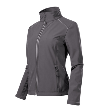Kurtka Damska 3-warstwowa Membrana TPU Valley softshell czarny