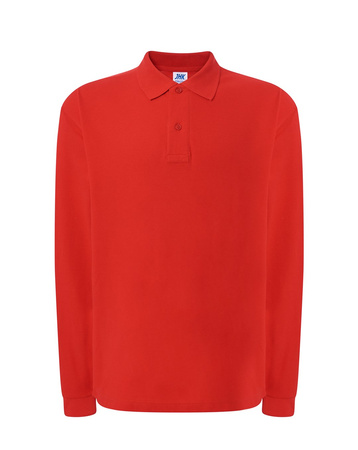 Koszulka Męska Polo PORA JHK 210g/m² Bawełniana Długi Rękaw