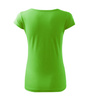 Dopasowana Koszulka Damska T-shirt bawełniana PURE 122 Green Apple